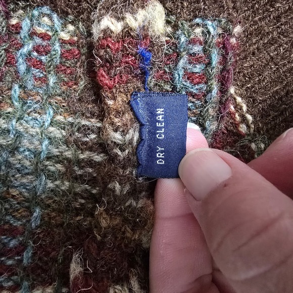 90s Polo Ralph Lauren Large Plaid Vest Dark Academia Preppy Ivy Academia Grandpa - Picture 7 of 7